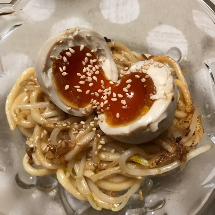 煮卵のせ焼きうどん レシピ 作り方 By ボンド子 楽天レシピ 煮卵のせ焼きうどん レシピ 作り方 By ボンド子 楽天レシピ